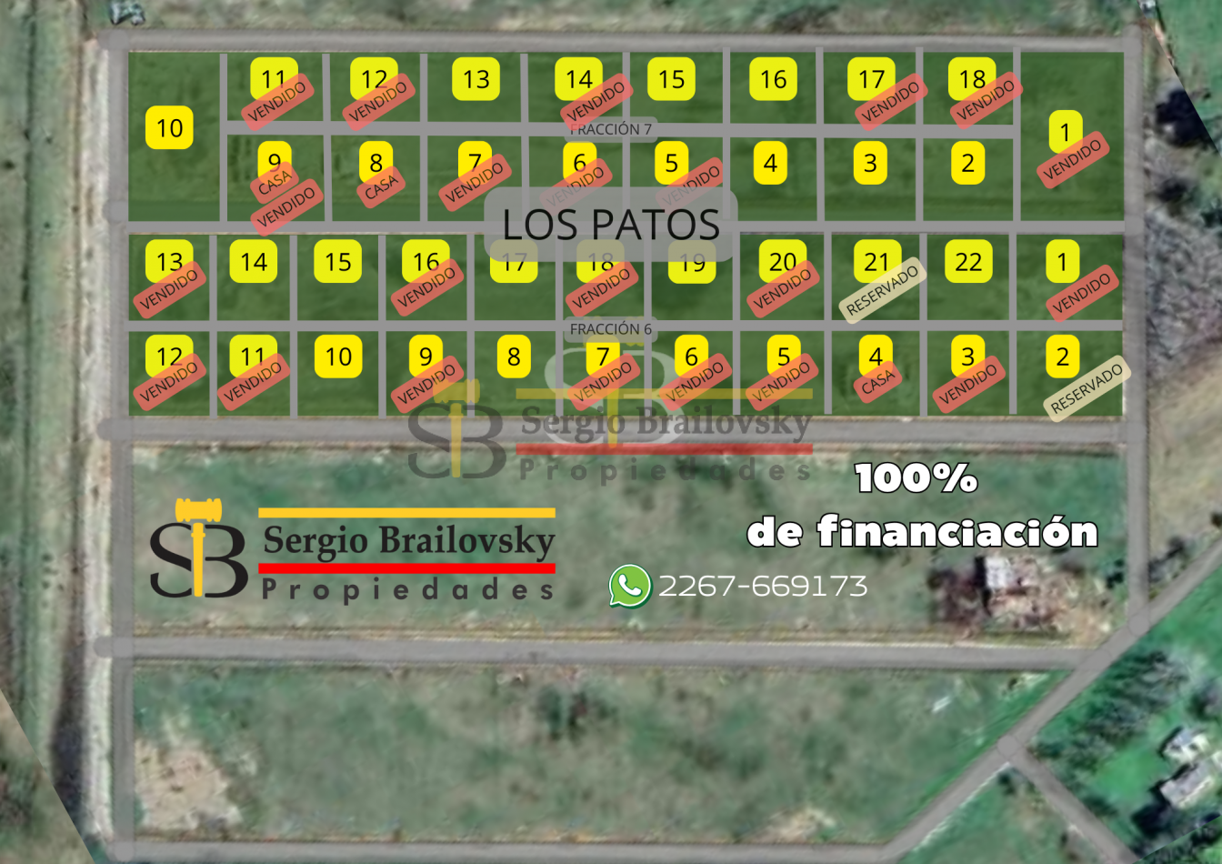 Loteo en los Patos. Ultimos lotes a la Venta- 100% financiacion
