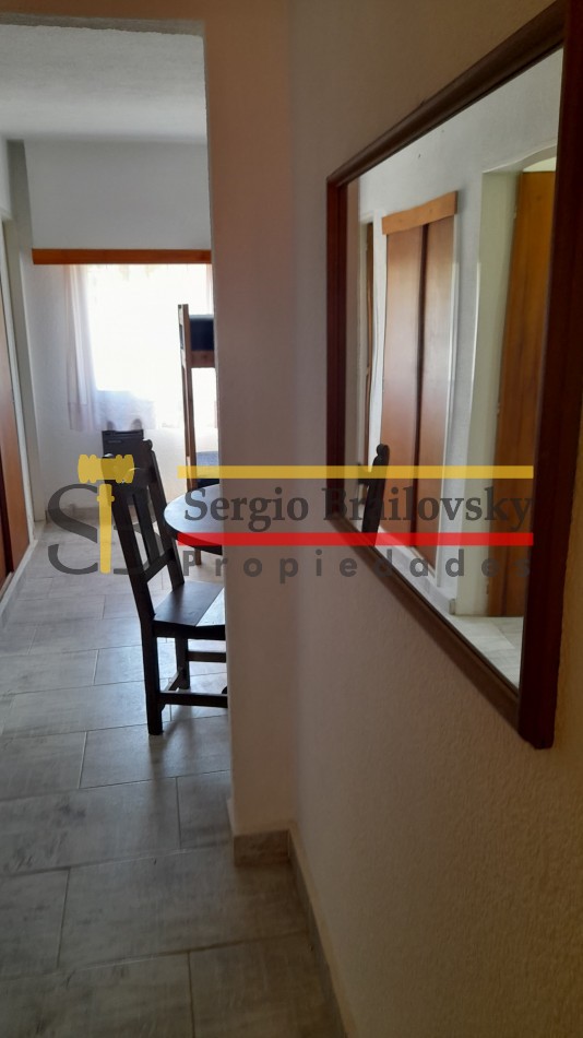 ALQUILER TEMPORAL DEPARTAMENTO U.F. 10- MONOAMBIENTE PARA 4 PERSONAS - GESELL CENTRO