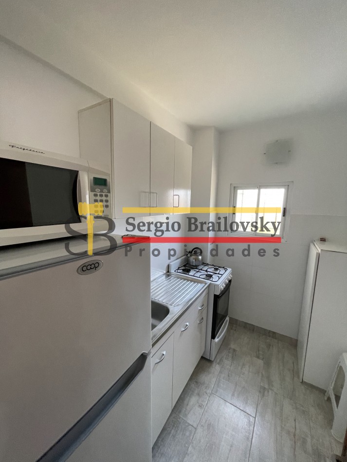 ALQUILER TEMPORAL DEPARTAMENTO U.F. 10- MONOAMBIENTE PARA 4 PERSONAS - GESELL CENTRO