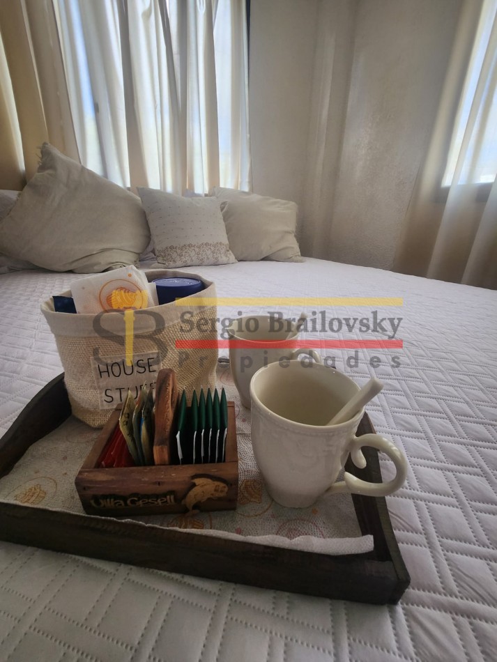 Se Alquila hermoso Departamento de 1ambientes para 2 personas en Gesell Centro 