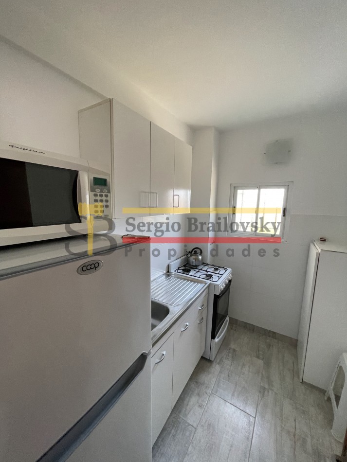 ALQUILER TEMPORAL  DEPARTAMENTO U.F. 10- MONOAMBIENTE PARA 4 PERSONAS - GESELL CENTRO