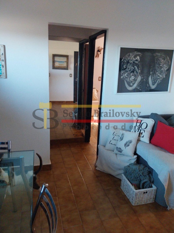 SE VENDE DEPARTAMENTO 2 AMBIENTES FRENTE AL MAR CON GAS NATURAL EN GESELL
