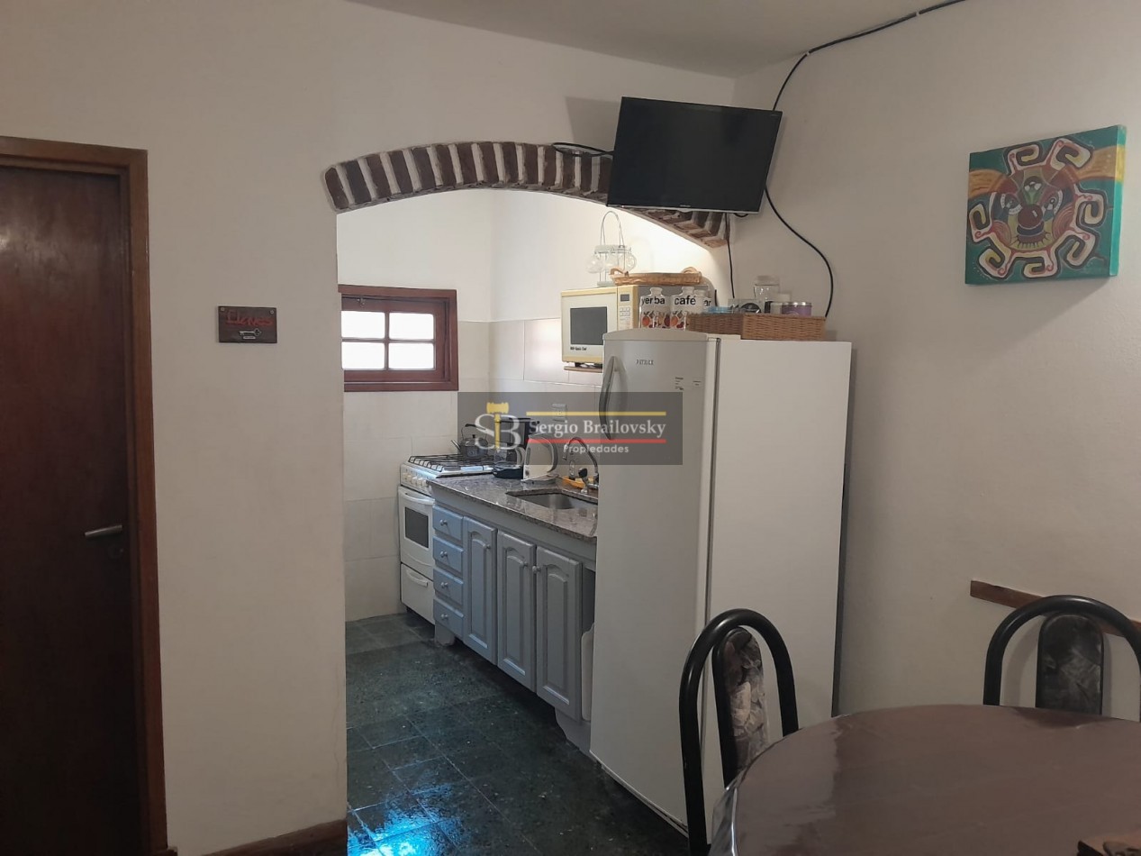 ALQUILER TEMPORAL DEPARTAMENTO TIPO CASA P.BAJA PARA 5 PERSONAS EN VILLA GESELL