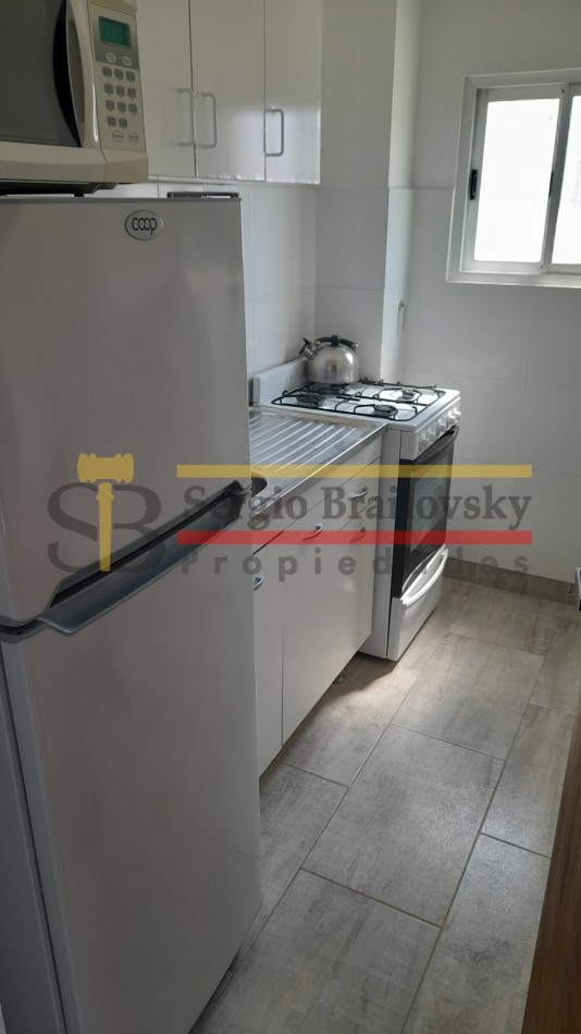 ALQUILER TEMPORAL  DEPARTAMENTO U.F. 10- MONOAMBIENTE PARA 4 PERSONAS - GESELL CENTRO