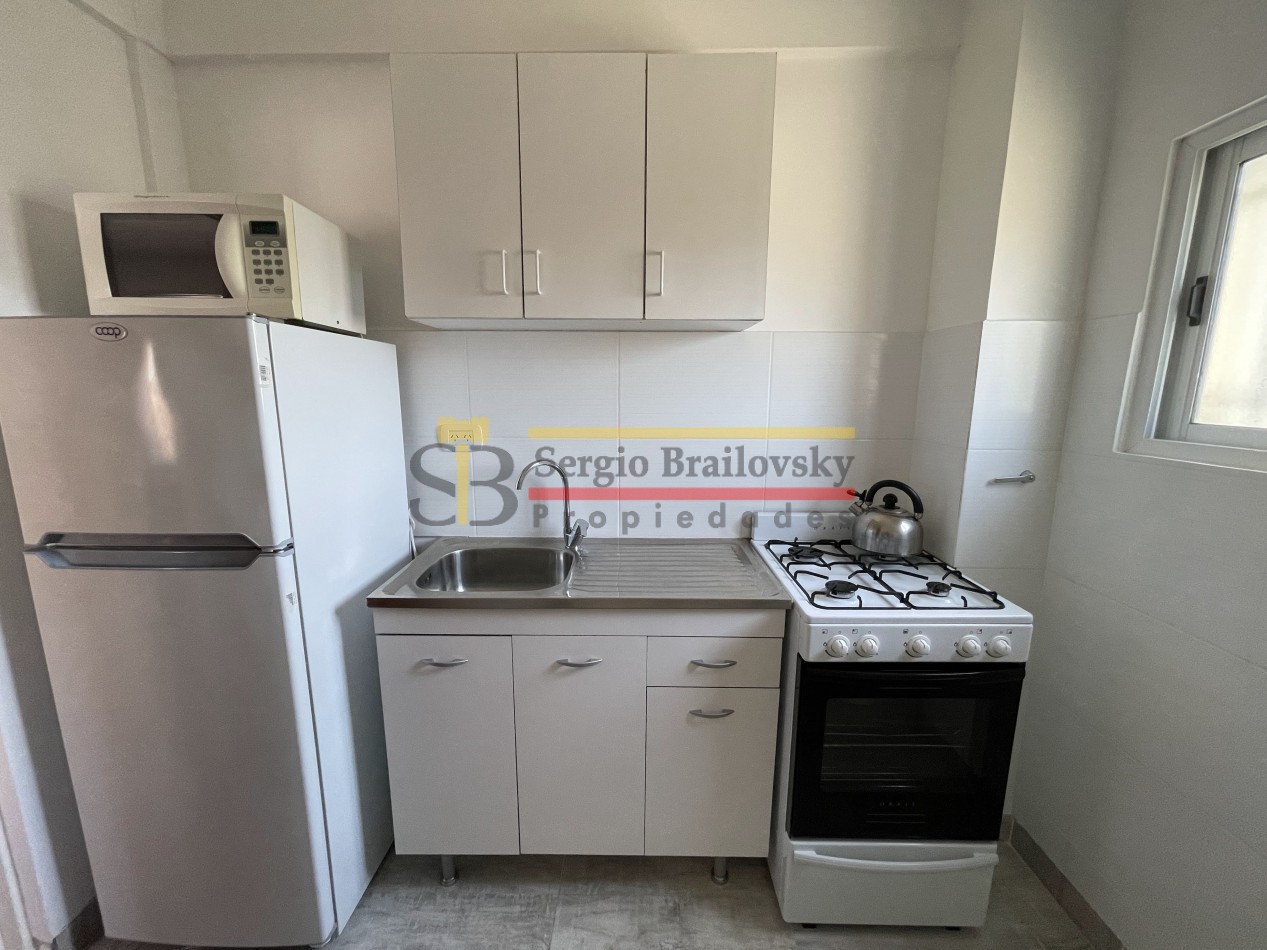 ALQUILER TEMPORAL  DEPARTAMENTO U.F. 10- MONOAMBIENTE PARA 4 PERSONAS - GESELL CENTRO