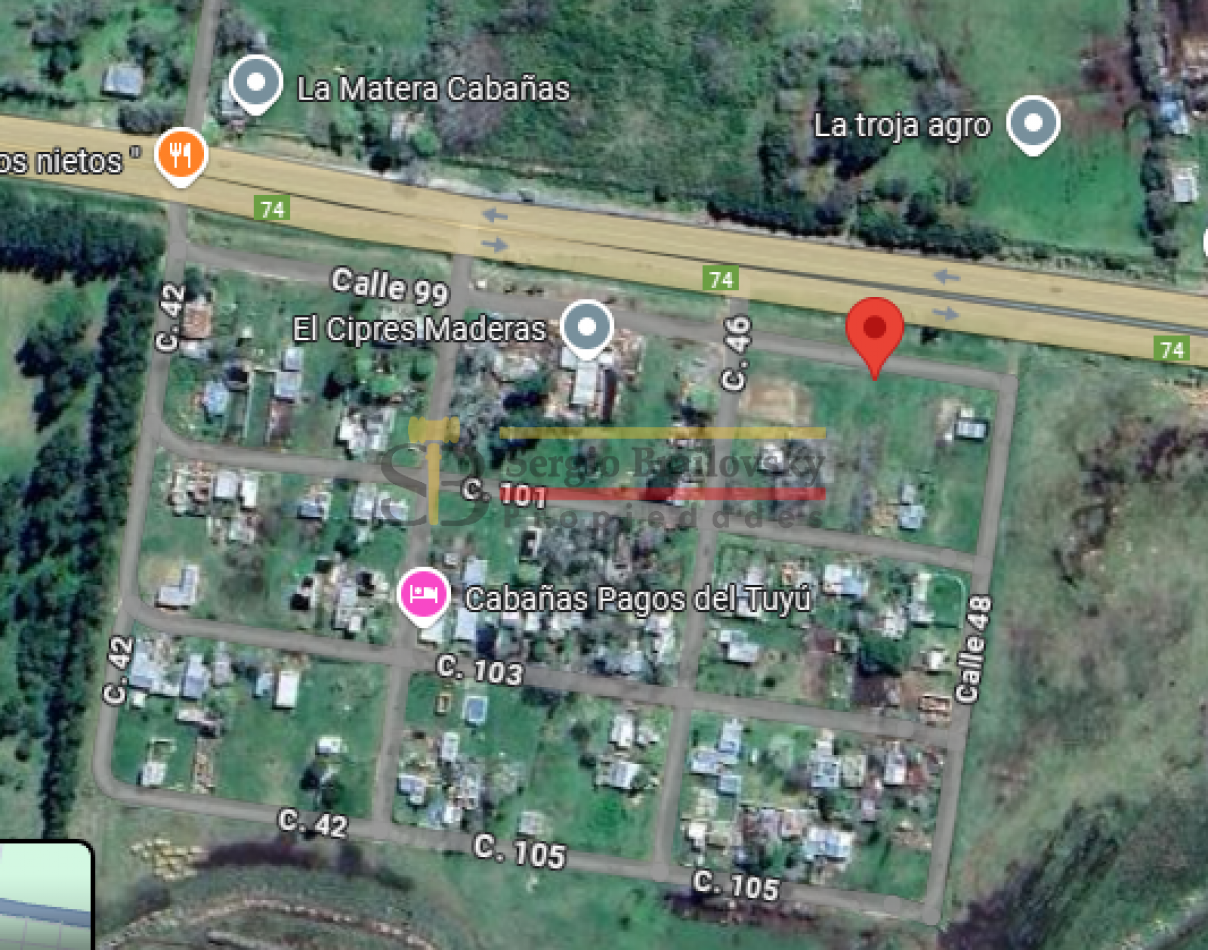 Lote en venta Ruta 74- Apto inversionistas