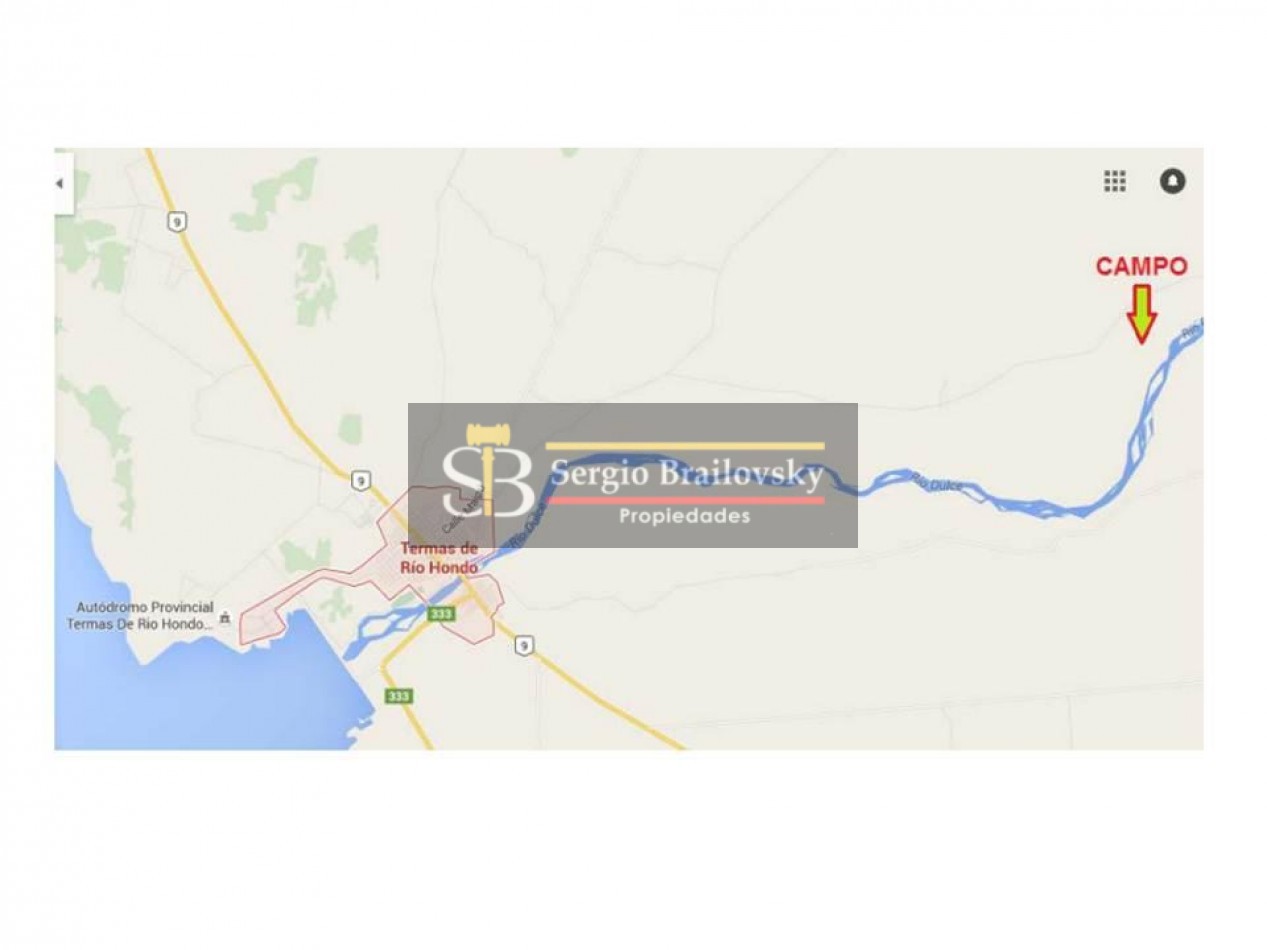 Se vende Campo 255Ha Termas De Rio Hondo- SE ESCUCHAN OFERTAS- SE ACEPTAN PERMUTAS- Ruta 52 KM 15 