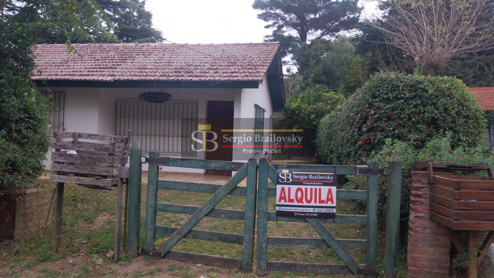 ALQUILER ANUAL- CASA DE 3 AMBIENTES ZONA SUR DE VILLA GESELL