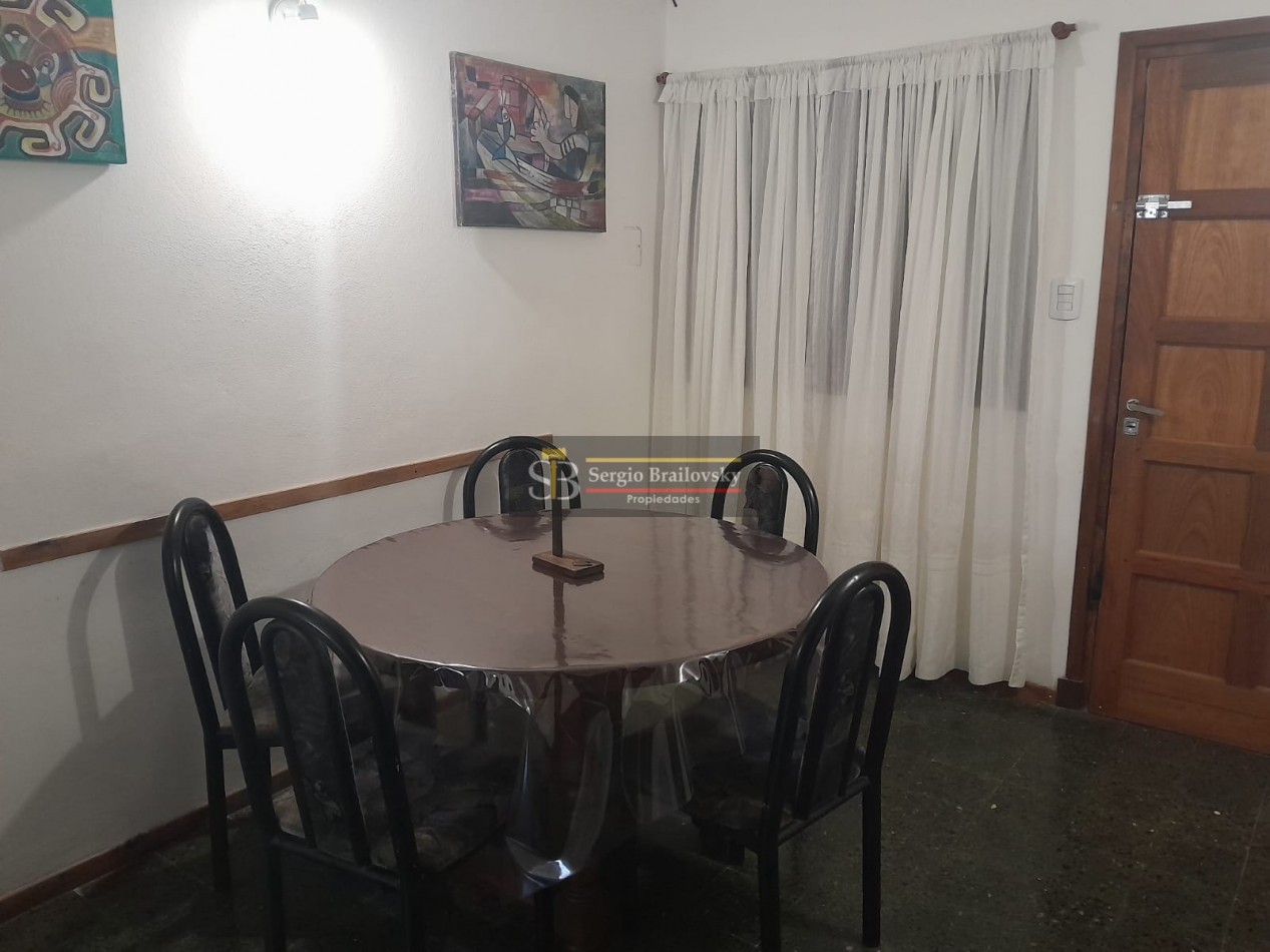ALQUILER TEMPORAL DEPARTAMENTO TIPO CASA P.BAJA PARA 5 PERSONAS EN VILLA GESELL