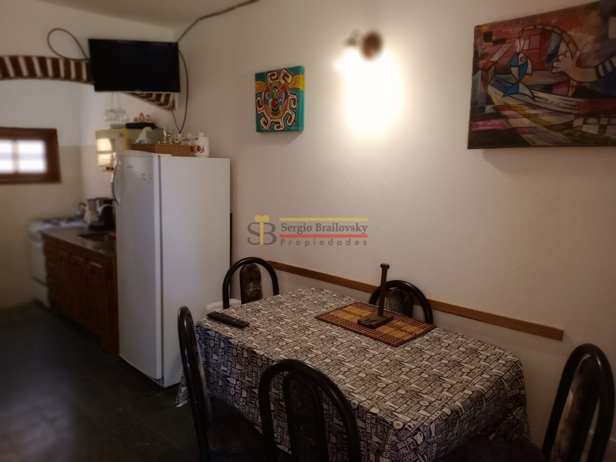 ALQUILER TEMPORAL DEPARTAMENTO TIPO CASA P.BAJA PARA 5 PERSONAS EN VILLA GESELL