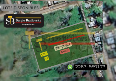 Lote en General Madariaga - 7.000 m² sobre calle Republica Dominicana
