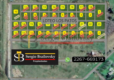 Loteo en los Patos. Ultimos lotes  a la Venta